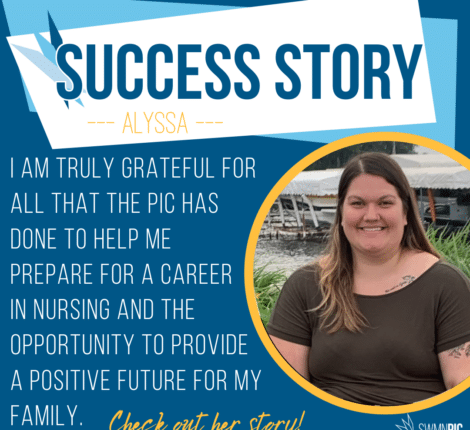 alyssa's success story infographic