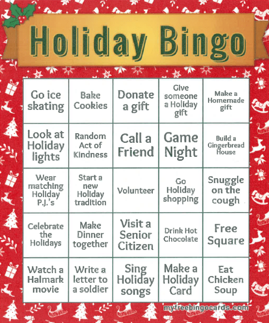 Holiday Bingo